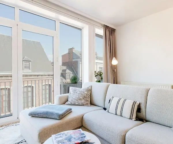 Luxury Apart' Center With Terrace Apartment Mons