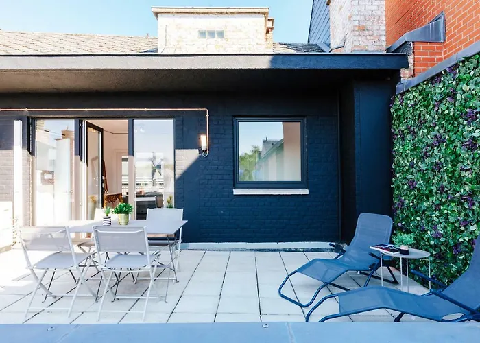 Luxury Apart' Center With Terrace Apartment Mons